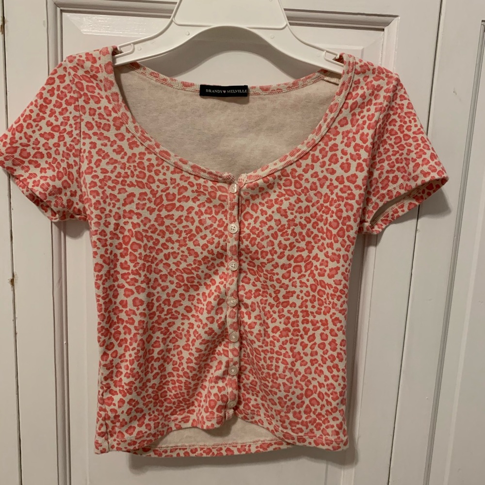 Pink Cheetah Brandy Melville Zelly